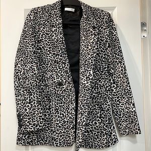 Anine Bing Leopard print blazer
